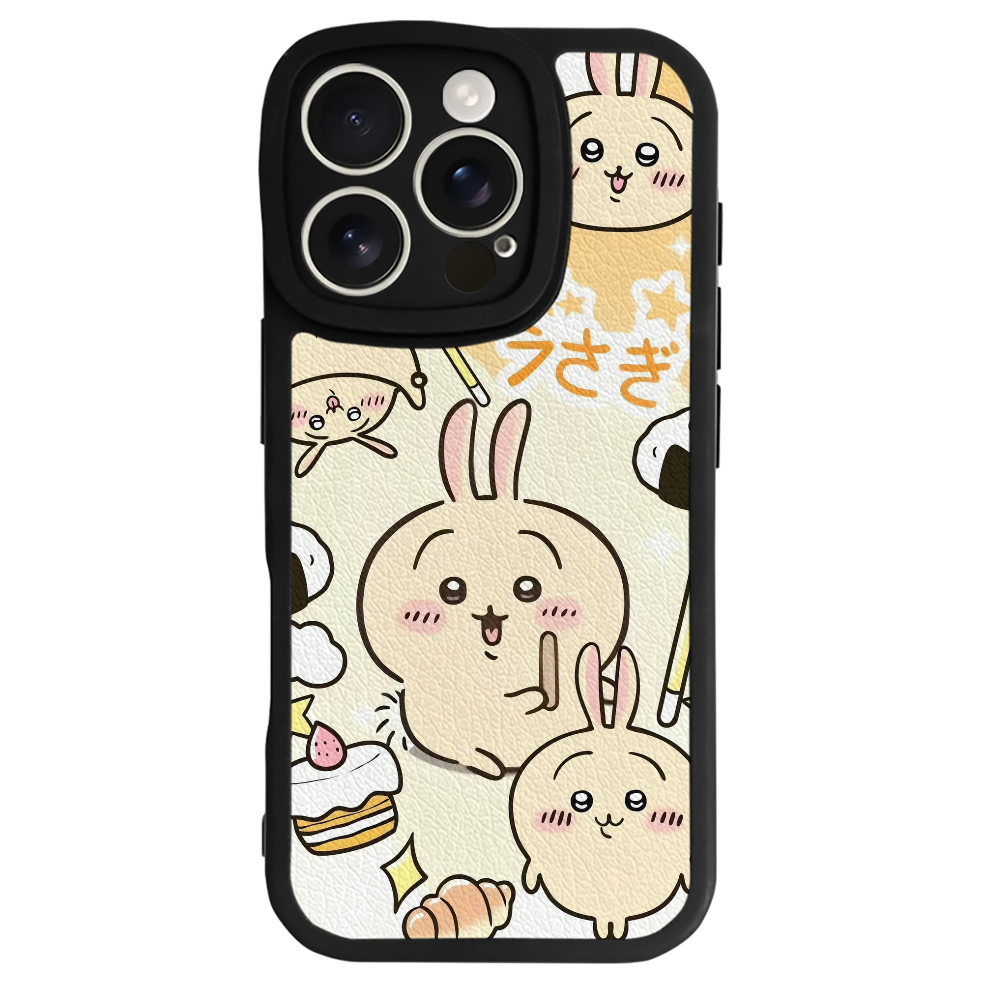 （画像用） ちいかわ Chii-kawa 【iPhone 16シリーズ対応】シリコンスマホケース（レザー調） 材質：シリコン